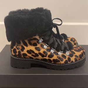 JCrew ORIGINAL NORDIC BOOT Leopard EUC 6M